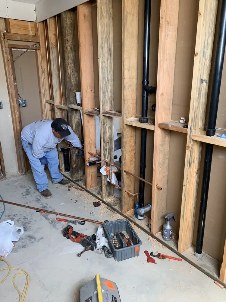 Commercial rough-in plumbing for Gas Line Repair in Lutz